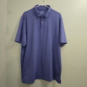 Vineyard Vines Blue Performance Mens Golf Polo Size XL